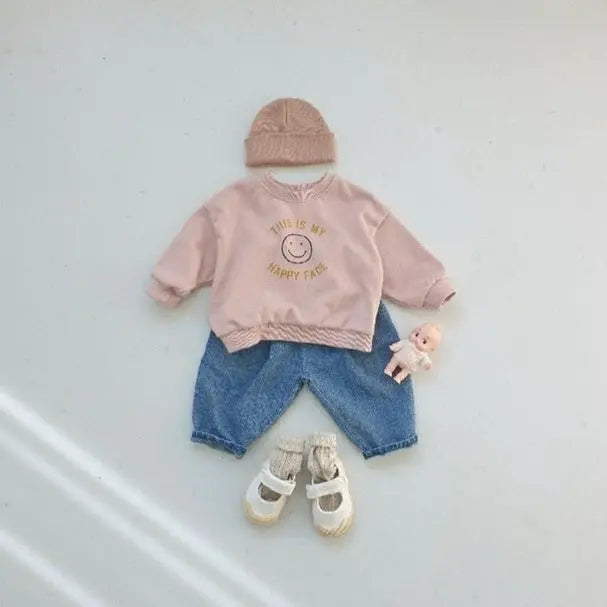 【BABY】デニム＆水玉柄ボトムス CawaKomostore