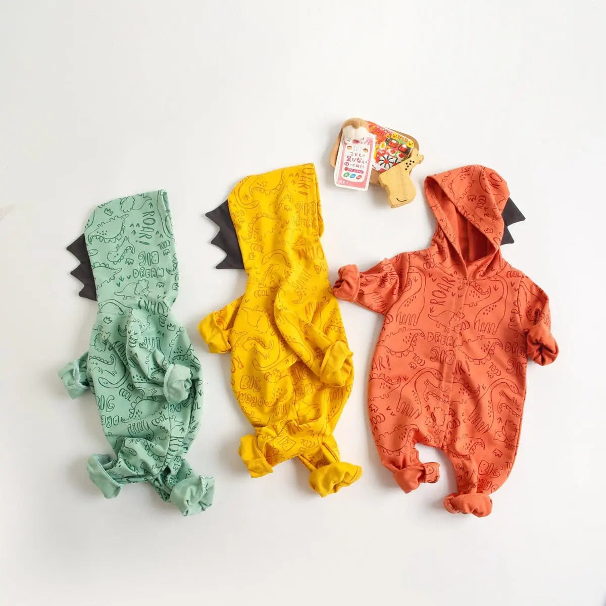 【BABY】恐竜コスチューム風フーディーカバオール CawaKomostore