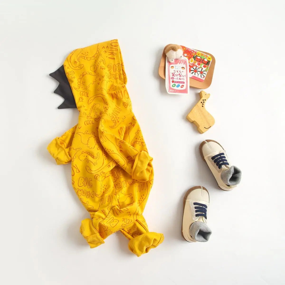 【BABY】恐竜コスチューム風フーディーカバオール CawaKomostore