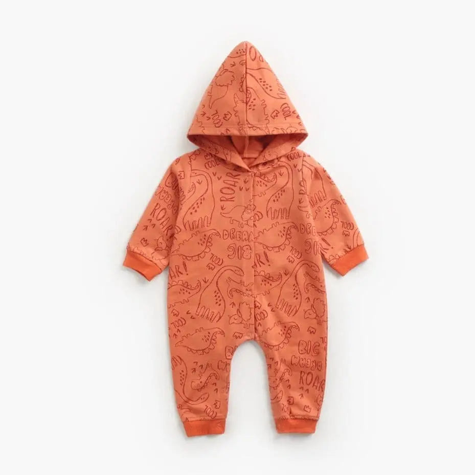 【BABY】恐竜コスチューム風フーディーカバオール CawaKomostore