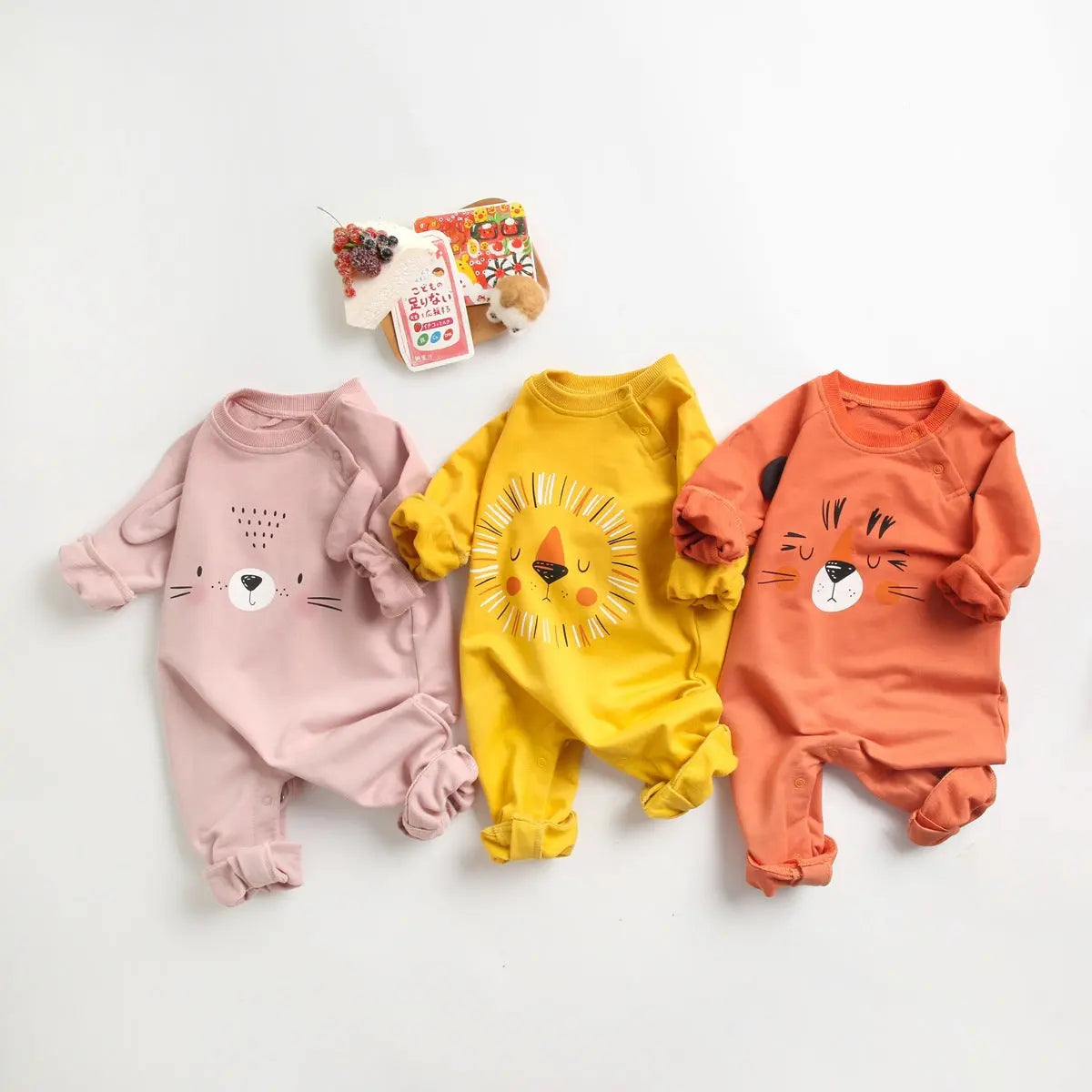 【BABY】可愛い動物シリーズ・ロンパース CawaKomostore