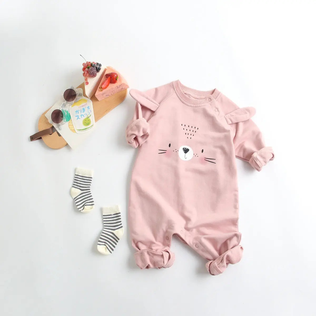 【BABY】可愛い動物シリーズ・ロンパース CawaKomostore