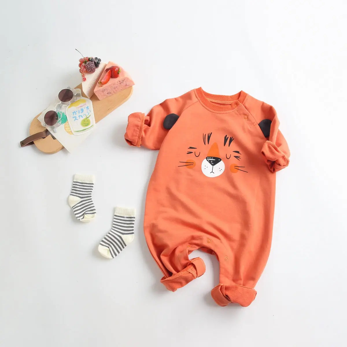 【BABY】可愛い動物シリーズ・ロンパース CawaKomostore