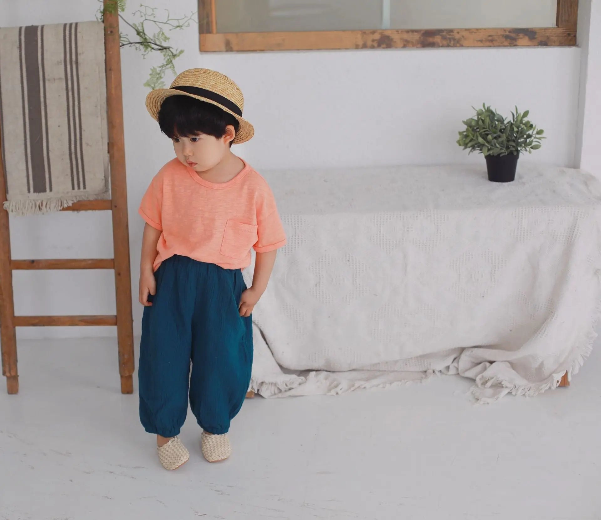 【BOY】かぼちゃパンツ・クリンクル加工 CawaKomostore