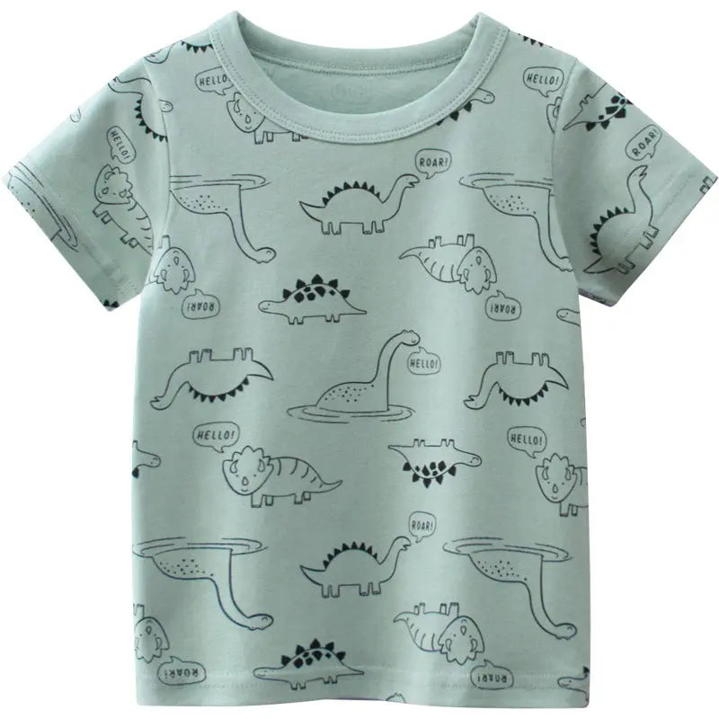 【BOY】27KIDS 夏の新作子供用半袖Tシャツ CawaKomostore