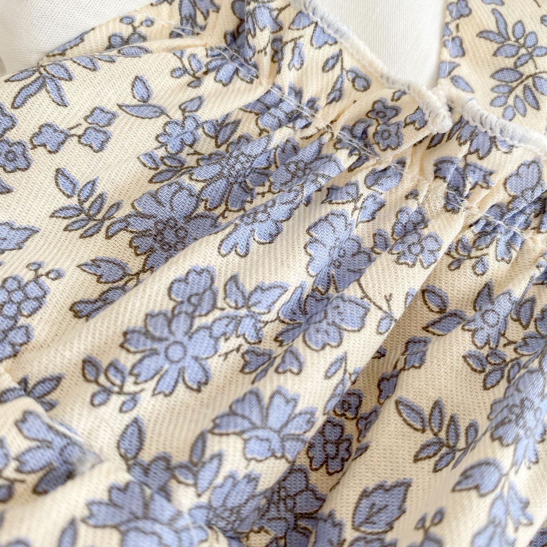 【BABY】シラン花柄 レースロンパース (ボンネット付き) CawaKomostore