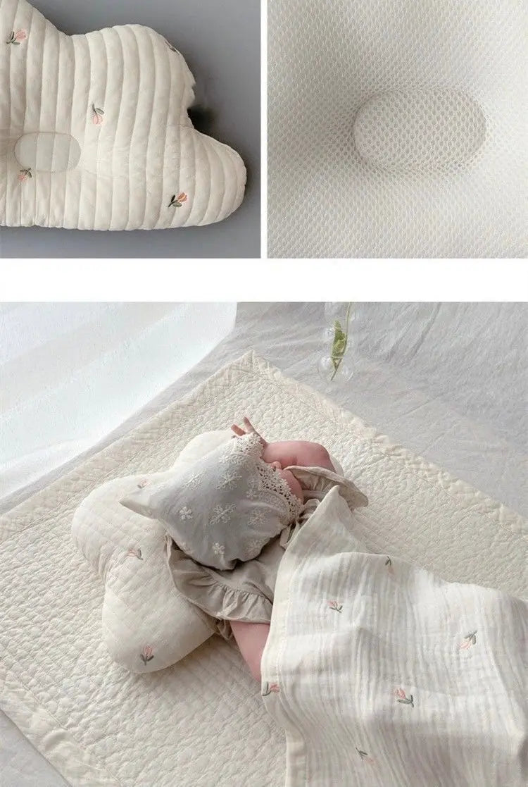 【お休みグッズ】カワイイ洗える/オーガニックベビー枕 CawaKomostore
