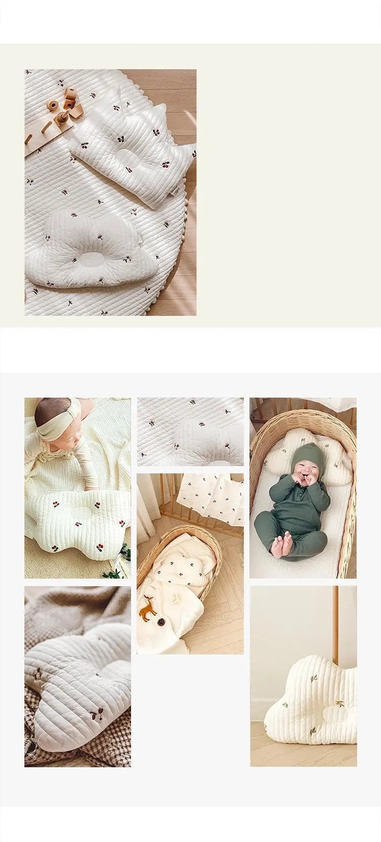【お休みグッズ】カワイイ洗える/オーガニックベビー枕 CawaKomostore