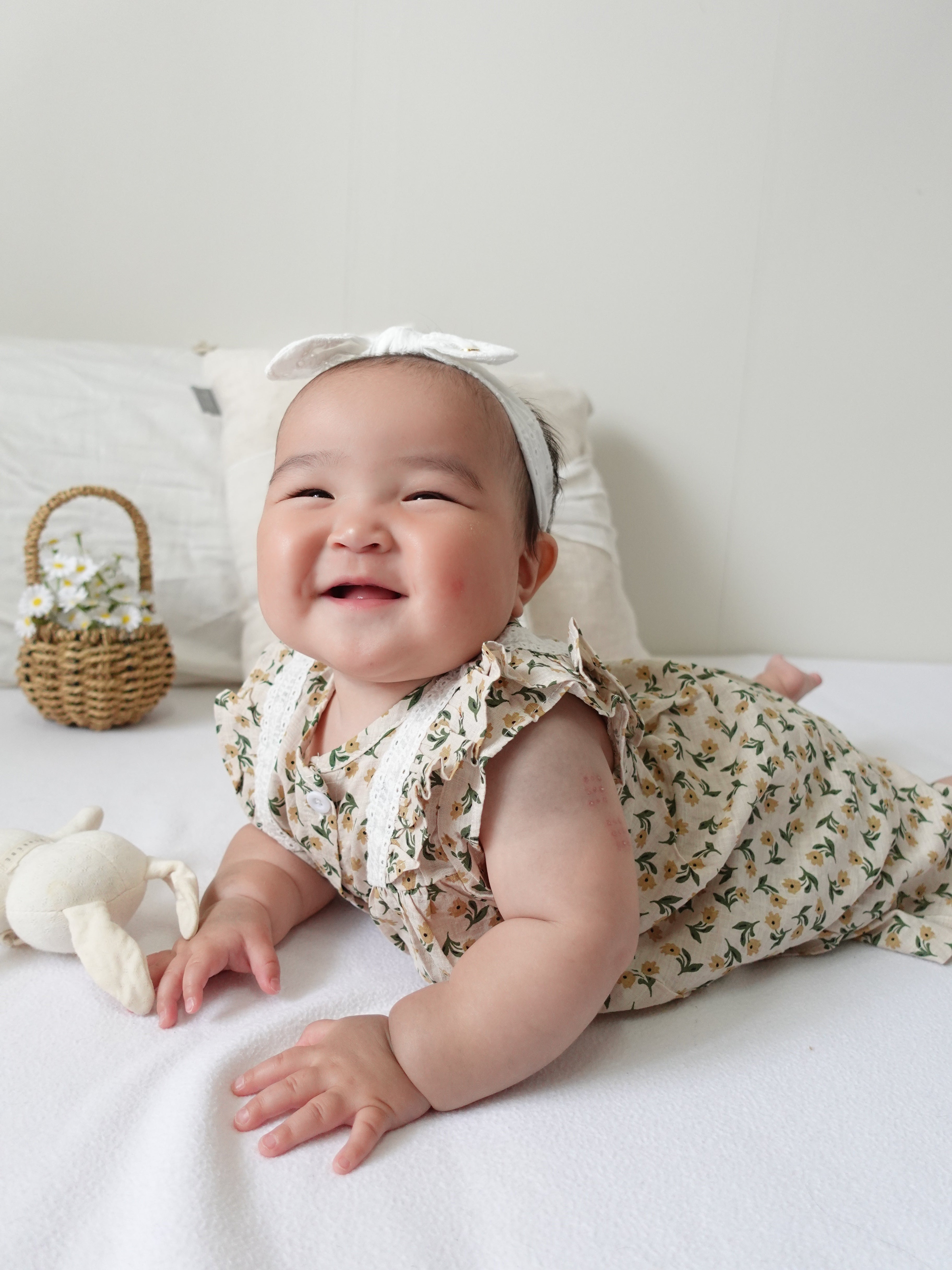 【BABY】 フラワーレースセットアップ