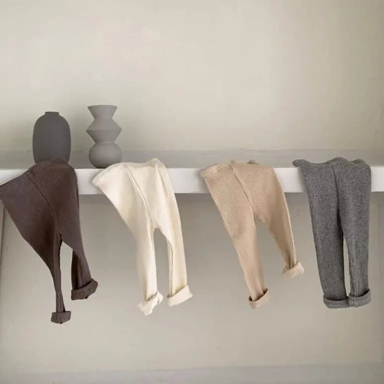 【GIRL】リブニットレギンス CawaKomostore