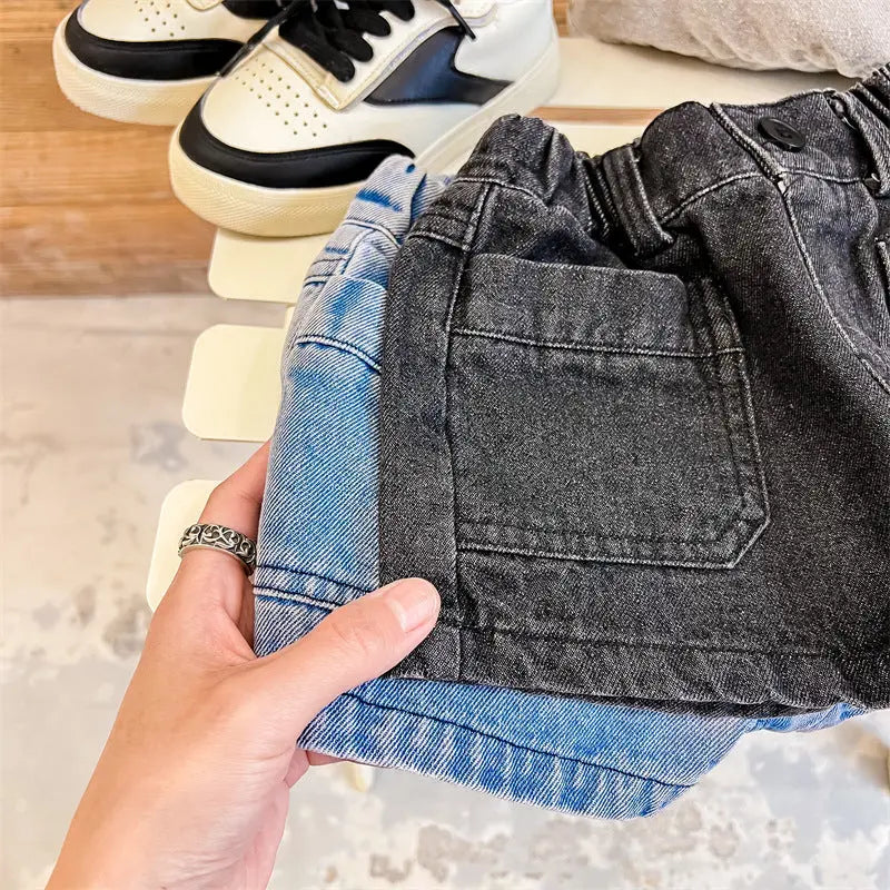 【GIRL】可愛い デニムショートパンツ CawaKomostore