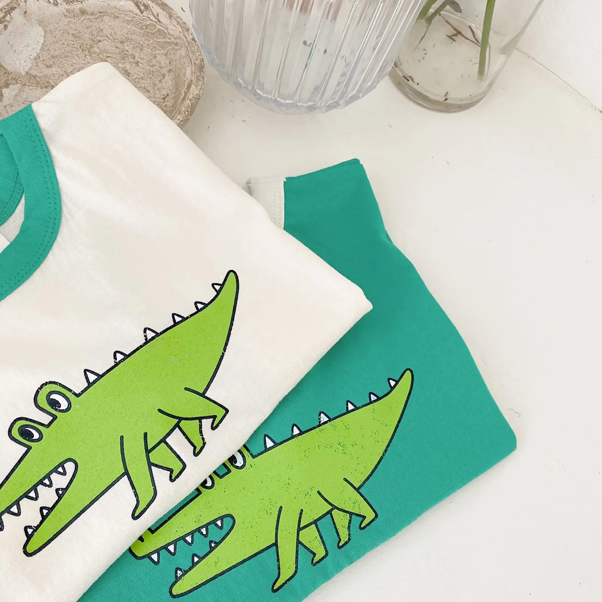 【GIRL・BOY】ワニさんセットアップ CawaKomostore