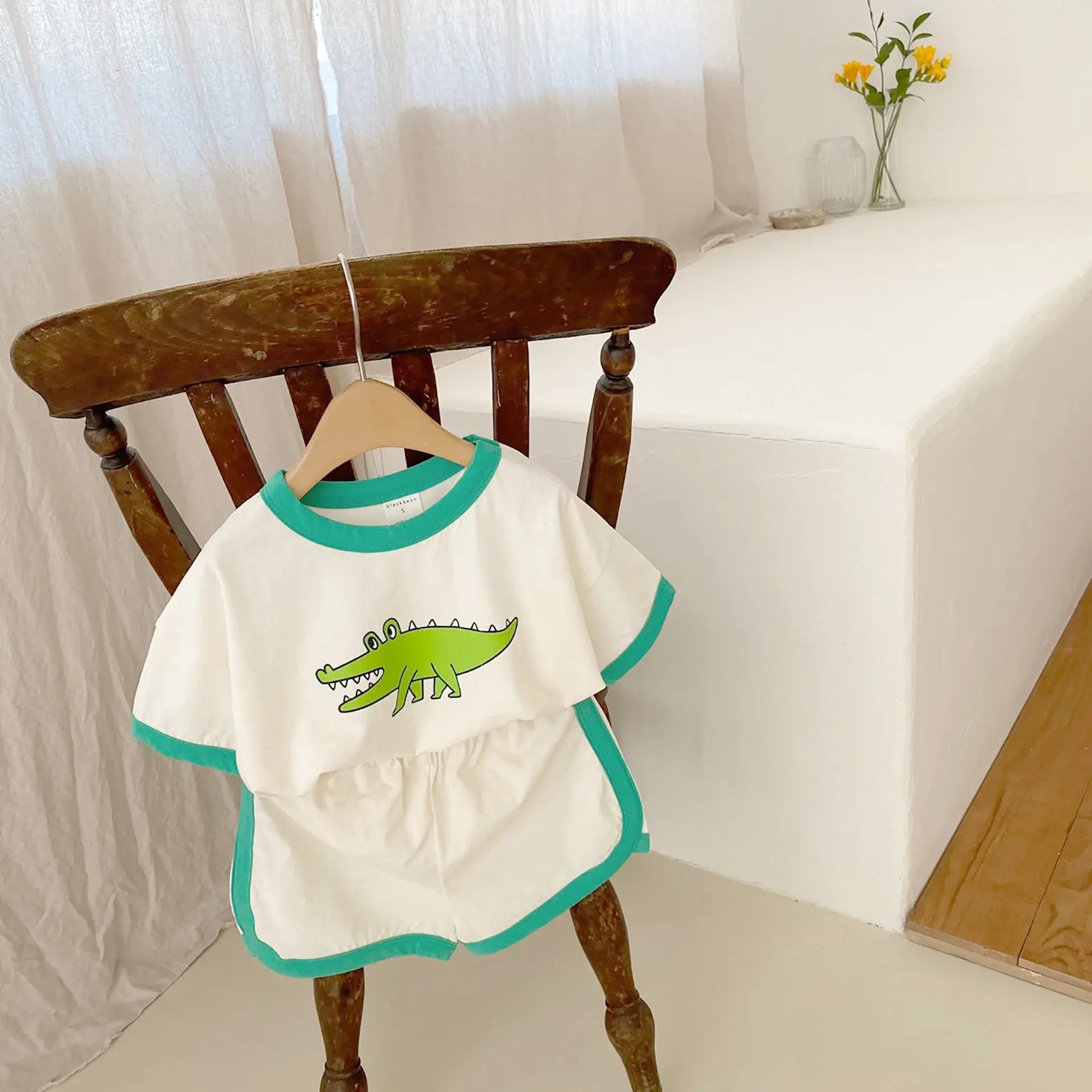 【GIRL・BOY】ワニさんセットアップ CawaKomostore