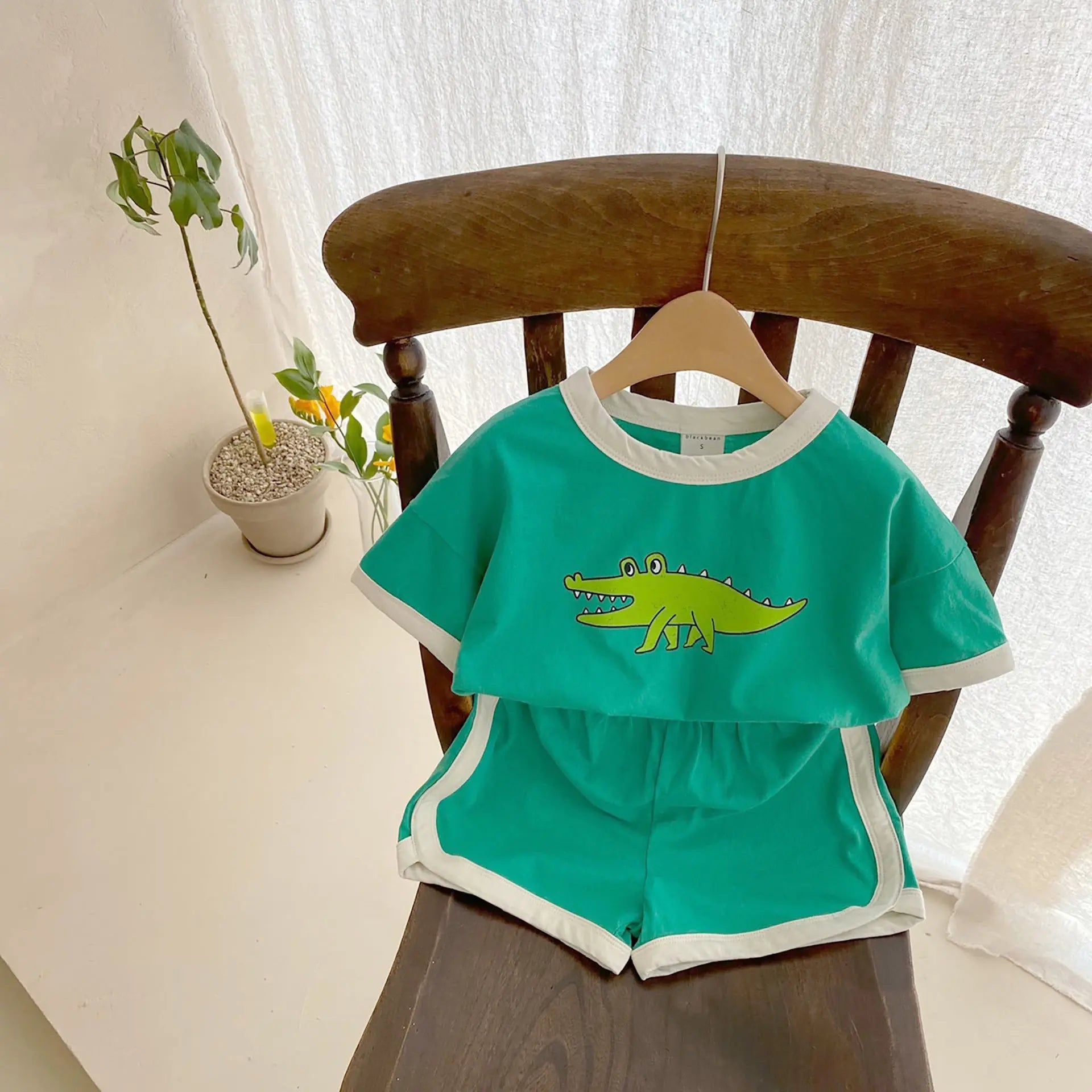 【GIRL・BOY】ワニさんセットアップ CawaKomostore