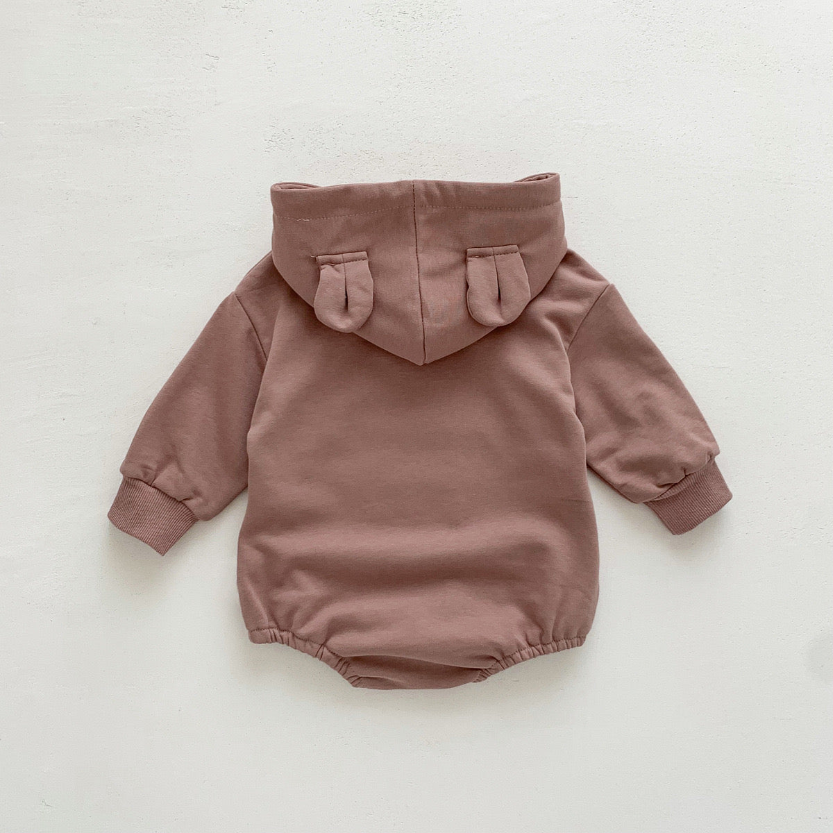 【BABY】くま耳フーディーロンパース CawaKomostore