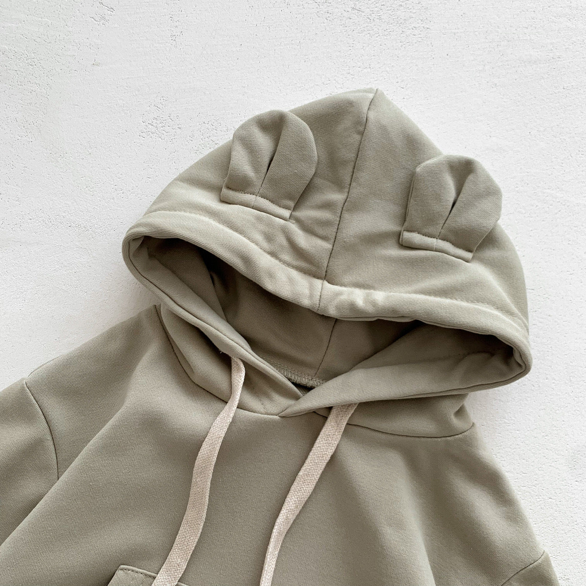 【BABY】くま耳フーディーロンパース CawaKomostore