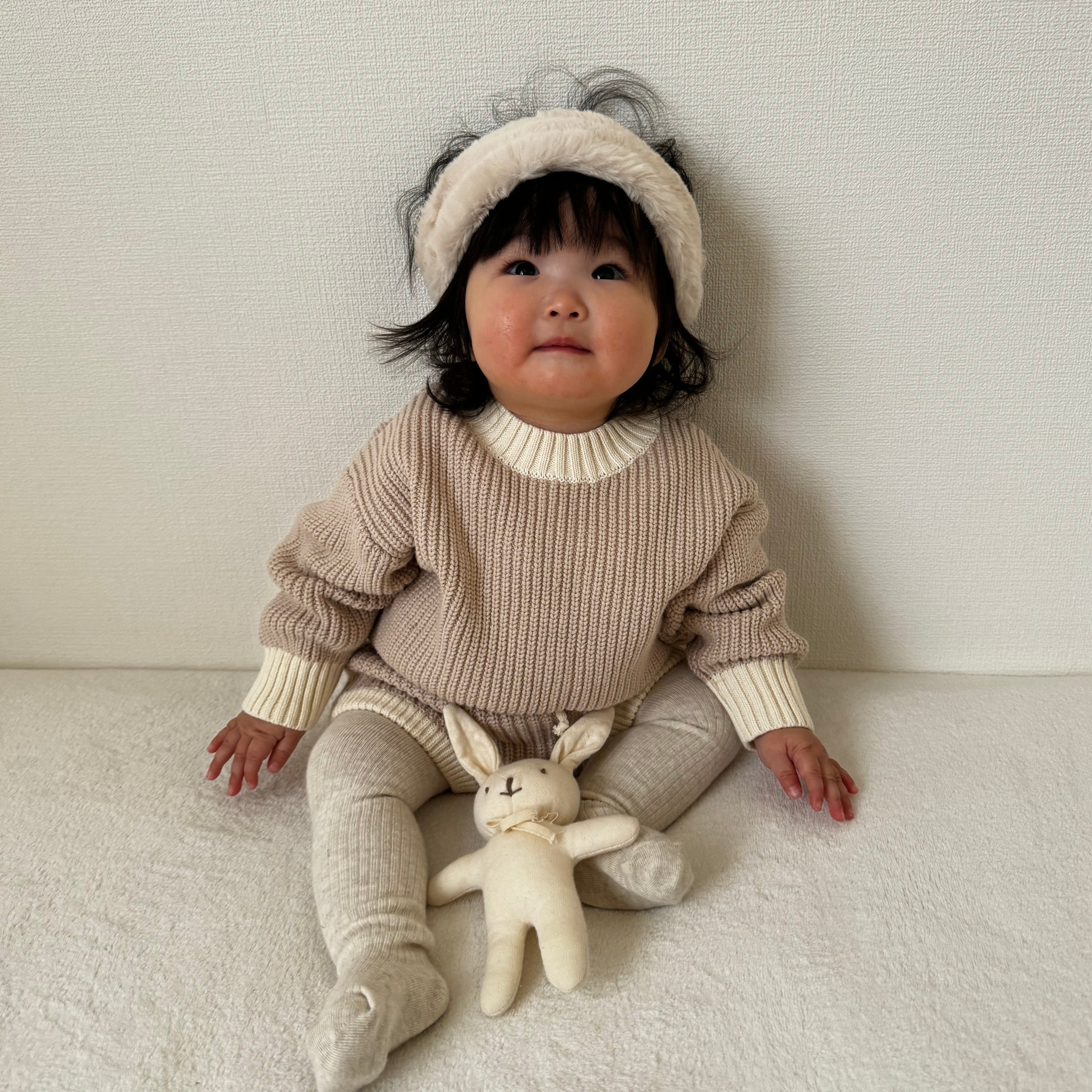 【BABY】ツートンニットトップス / ブルマ CawaKomostore