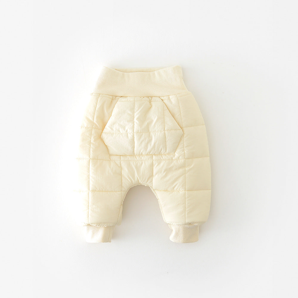 【BABY】キルティング裏起毛パンツ