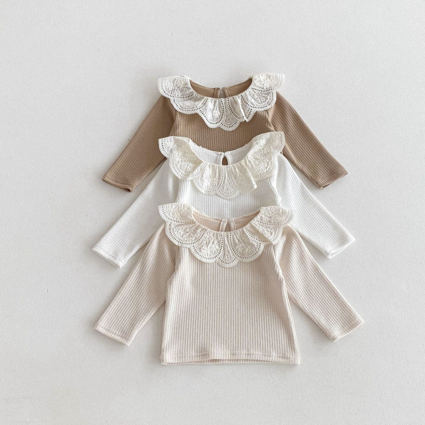 【BABY】レースペタルカラーブラウス - CawaKomostore