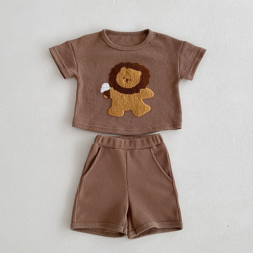【BABY】ライオンワッフルセットアップ CawaKomostore