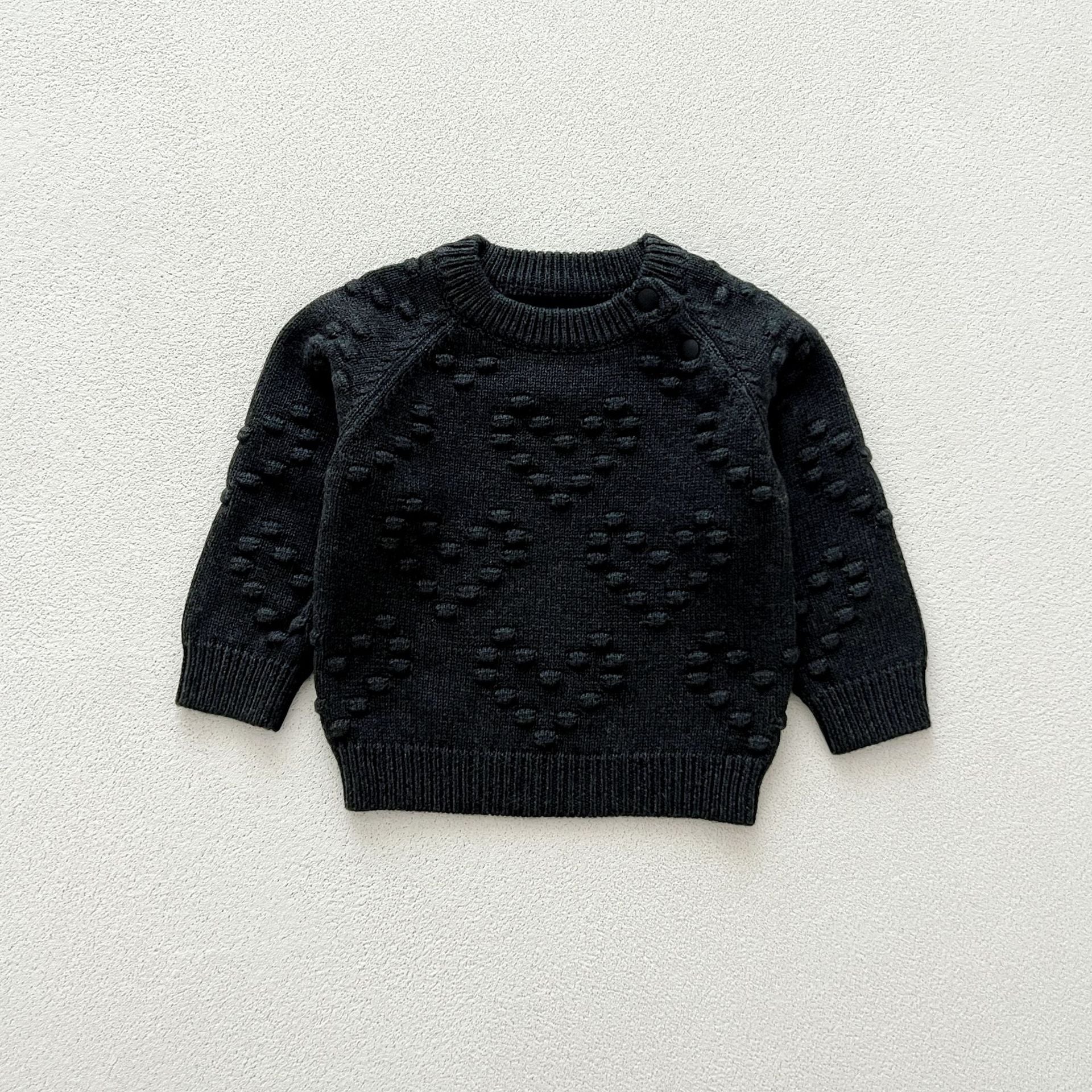 【BABY】ワンカラーポンポンtops / overalls - CawaKomostore