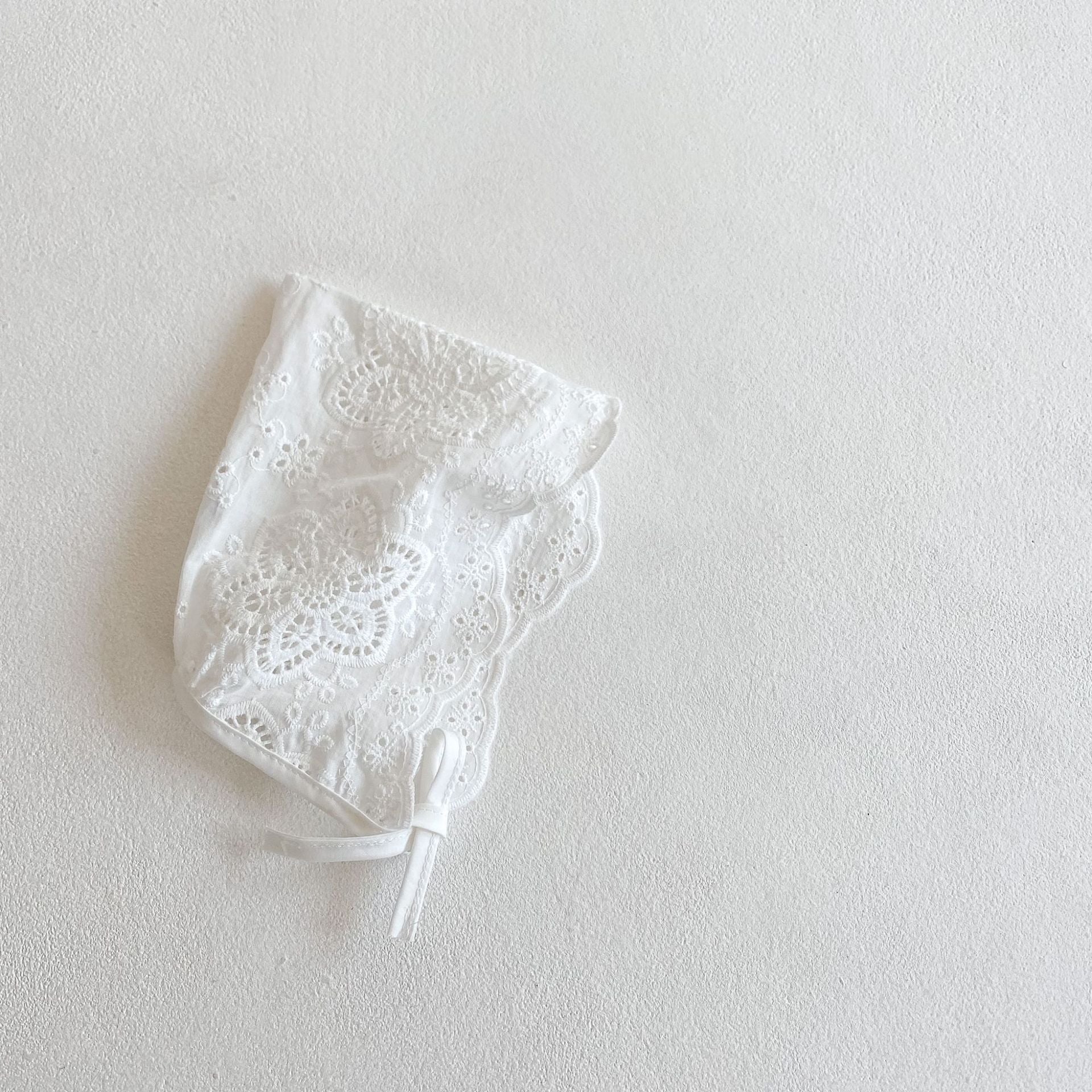 【帽子】純白レースボンネット - CawaKomostore