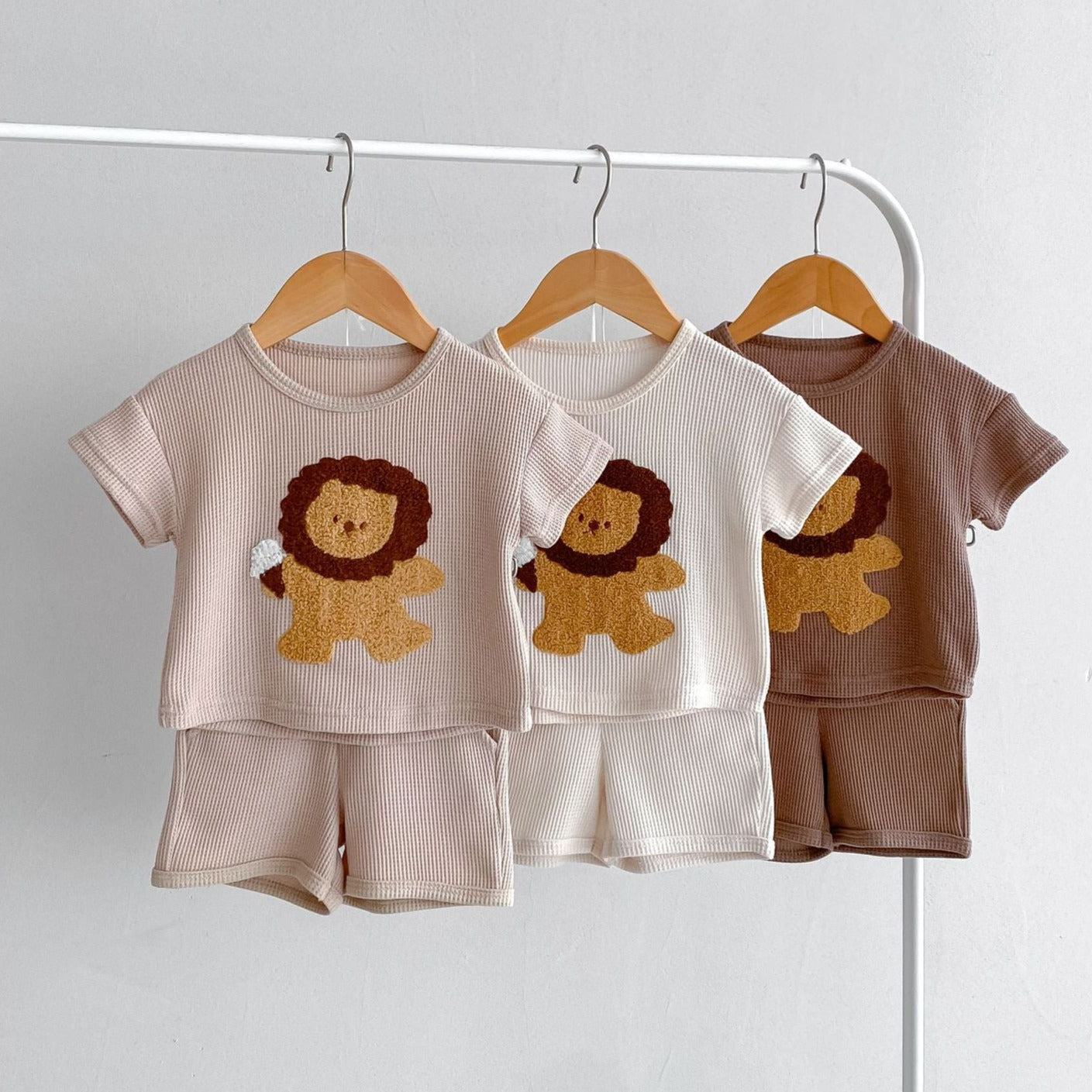 【BABY】ライオンワッフルセットアップ CawaKomostore