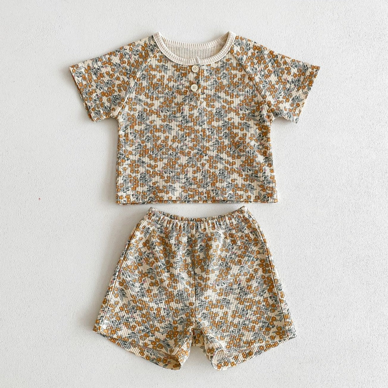 【BABY】夏の果実 ワッフルセットアップ CawaKomostore