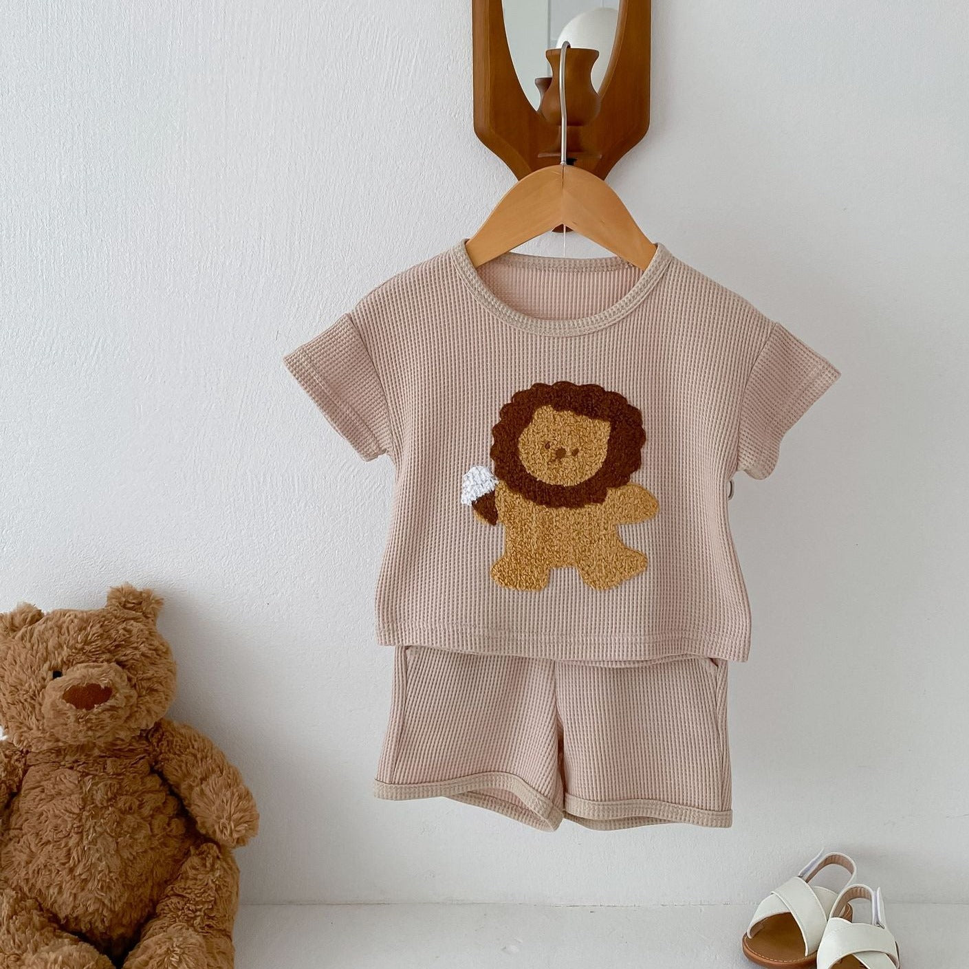 【BABY】ライオンワッフルセットアップ CawaKomostore