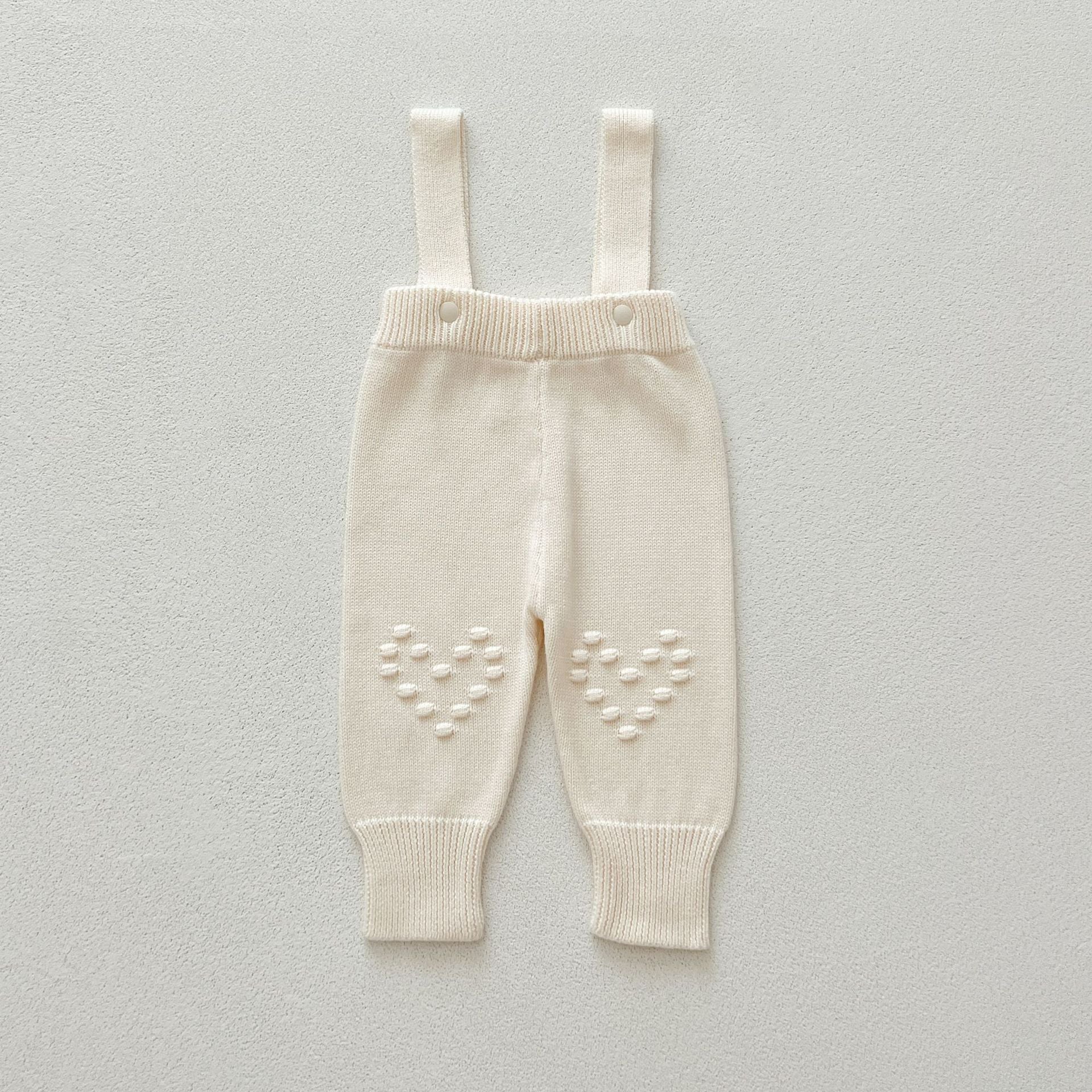 【BABY】ワンカラーポンポンtops / overalls - CawaKomostore