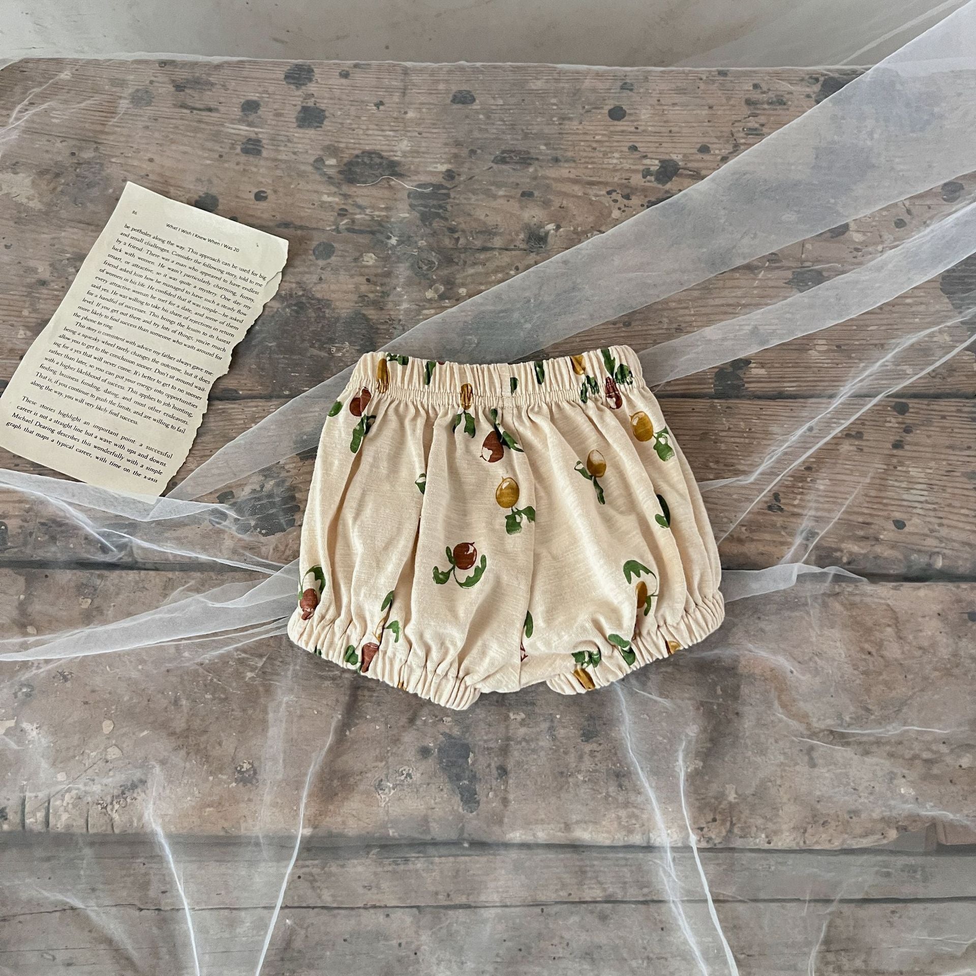 【BABY】夏新作柔らかレトロ柄セットアップ CawaKomostore