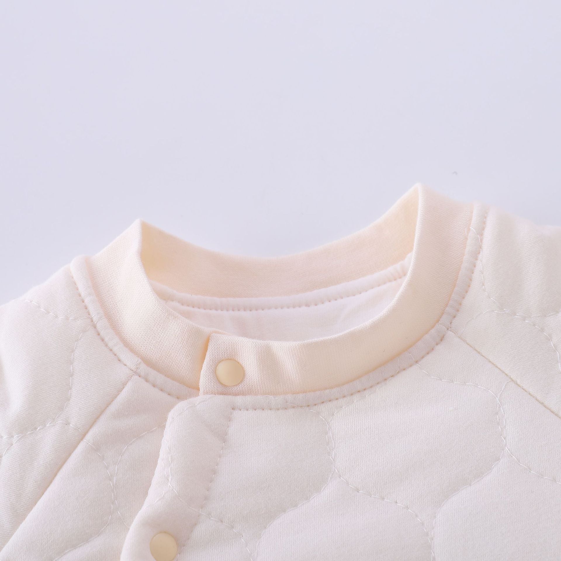 【BABY】くま柄キルティングカバーオールアウター