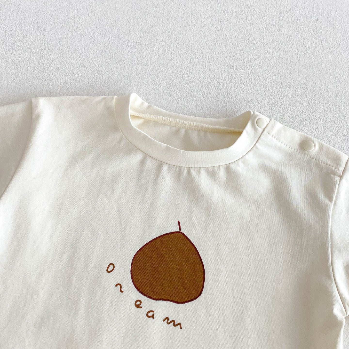 【BABY】】ベーシック無地サロペット/Tシャツセットアップ