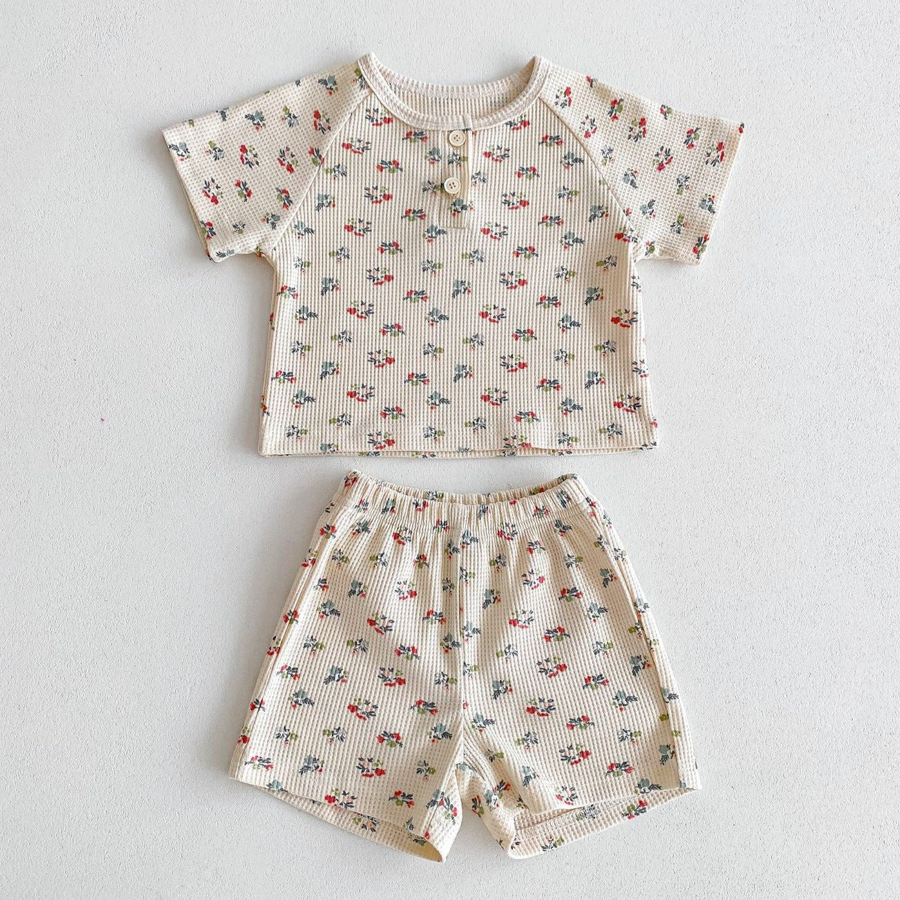 【BABY】夏の果実 ワッフルセットアップ CawaKomostore