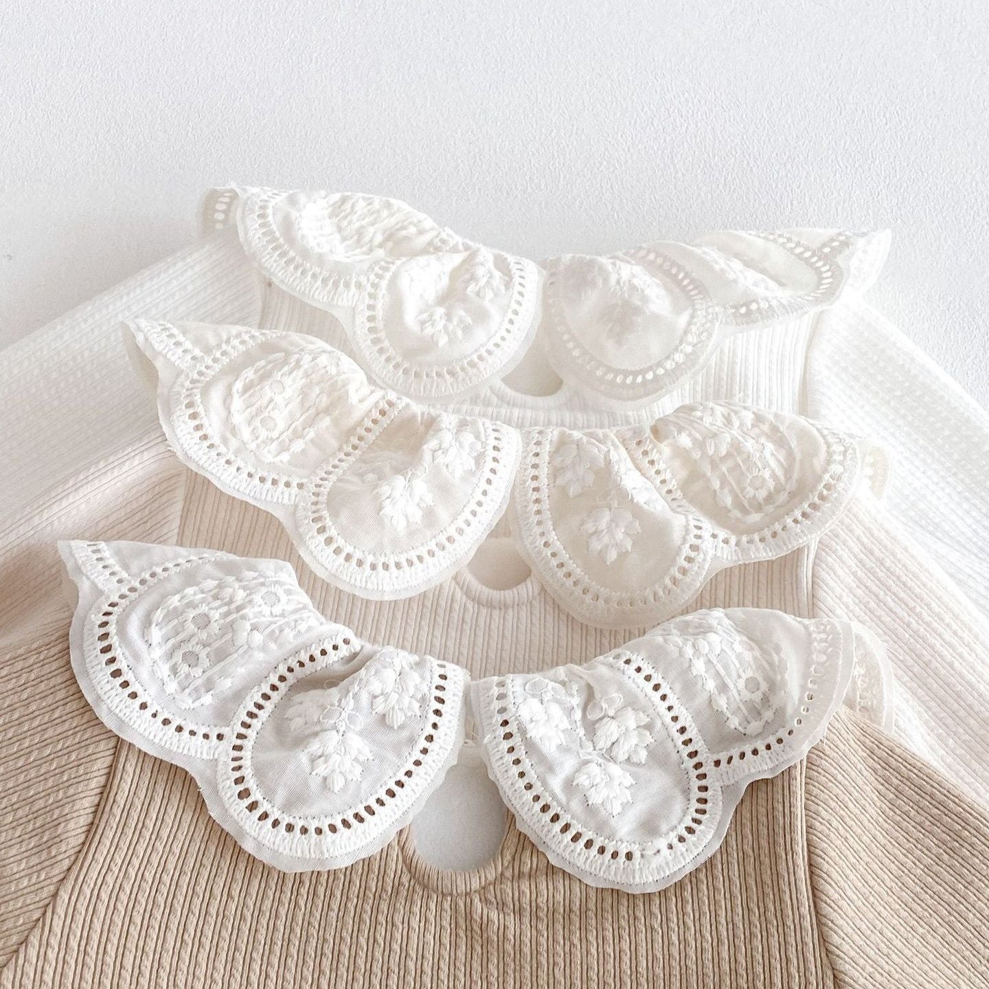 【BABY】レースペタルカラーブラウス - CawaKomostore