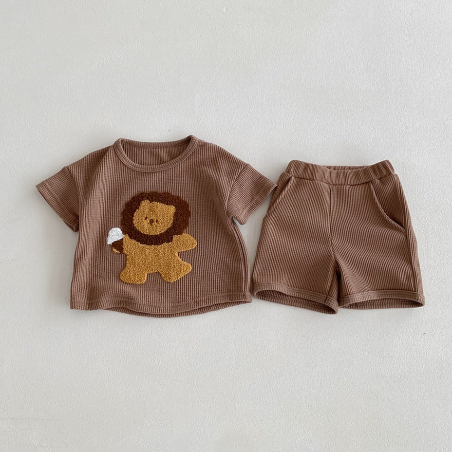 【BABY】ライオンワッフルセットアップ CawaKomostore