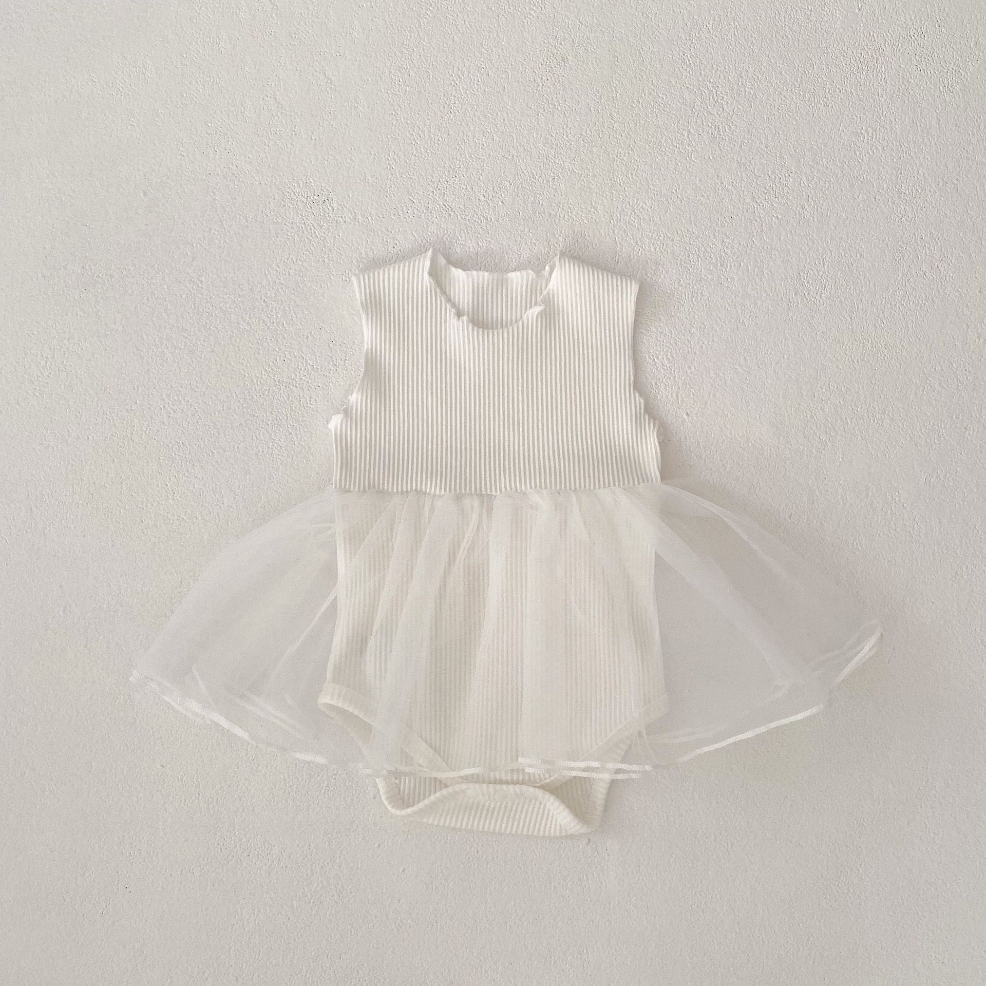 【BABY】花刺繍柄チュールセットアップ