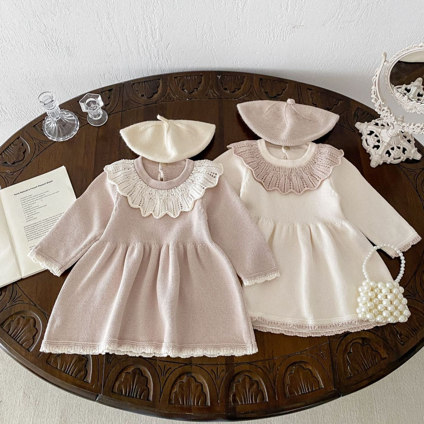 【BABY】フリルニットワンピース（2color） - CawaKomostore