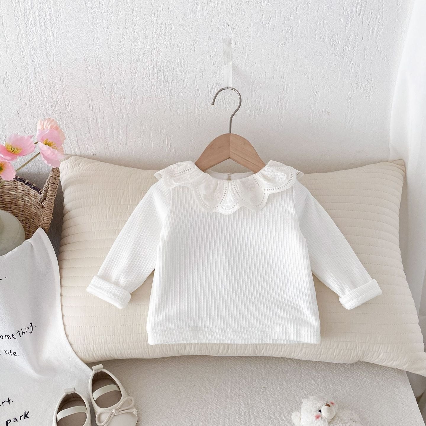 【BABY】レースペタルカラーブラウス - CawaKomostore