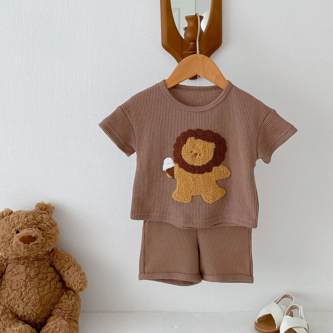 【BABY】ライオンワッフルセットアップ CawaKomostore