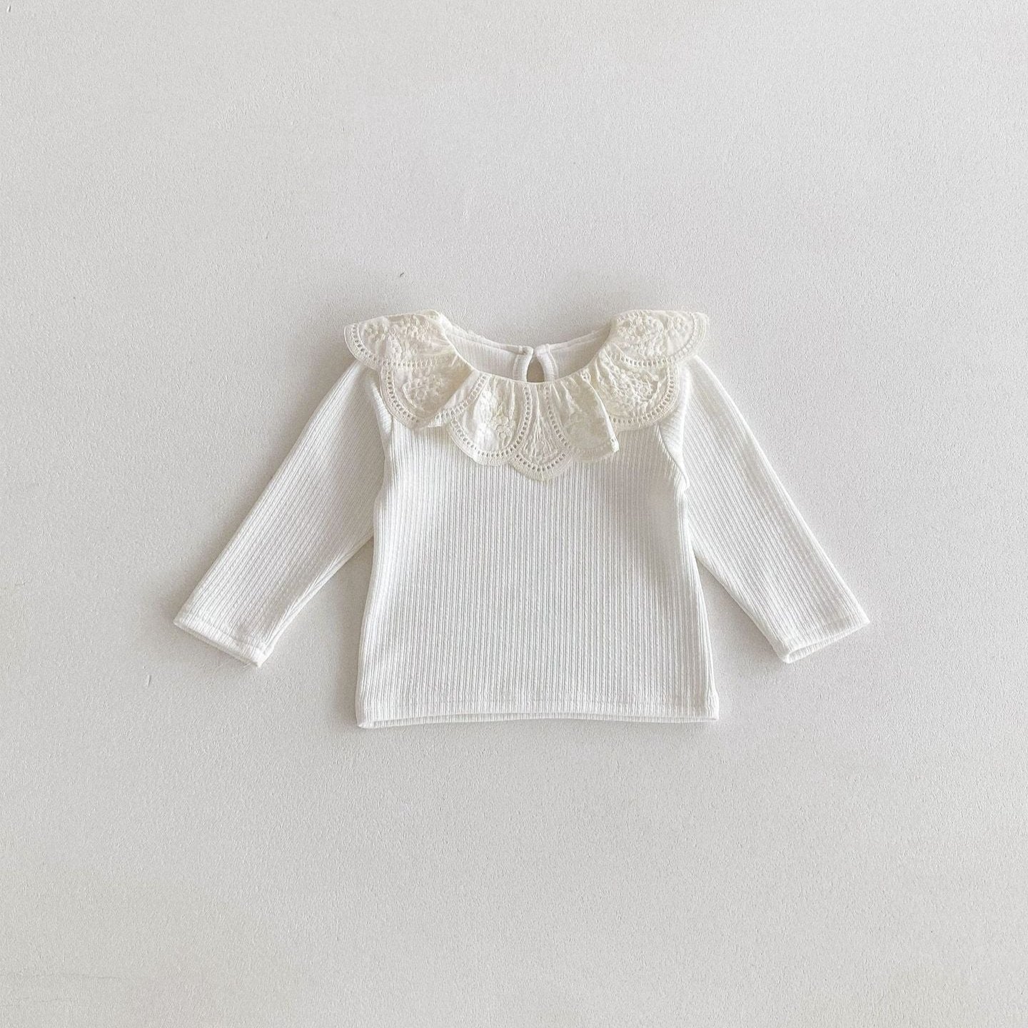 【BABY】レースペタルカラーブラウス - CawaKomostore