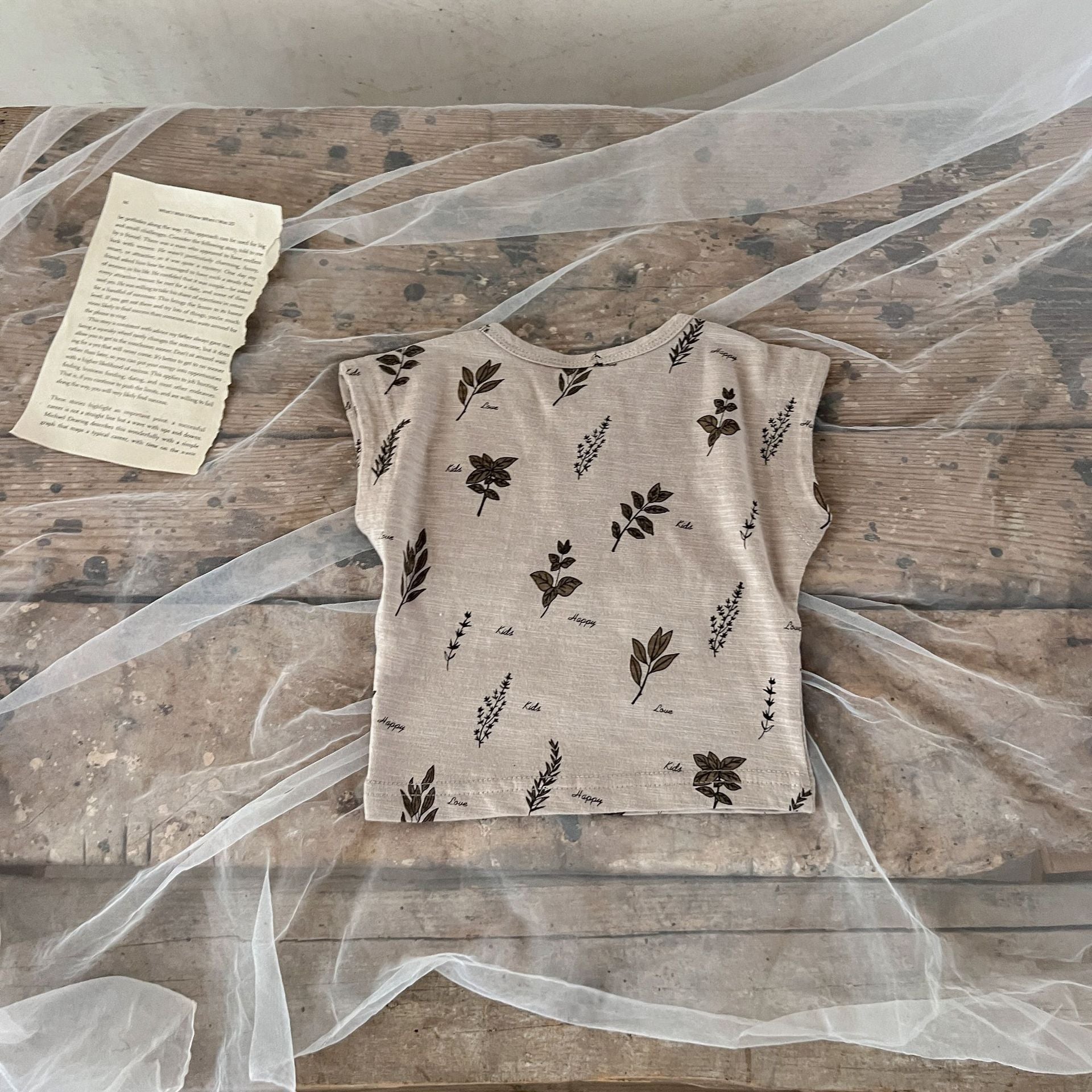 【BABY】夏新作柔らかレトロ柄セットアップ CawaKomostore