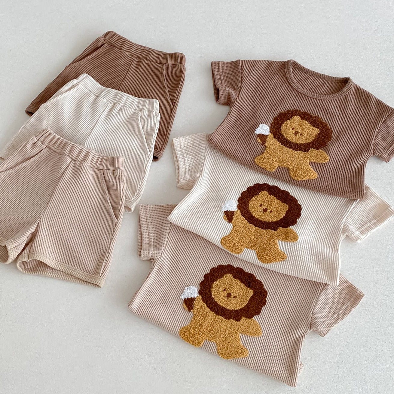 【BABY】ライオンワッフルセットアップ CawaKomostore