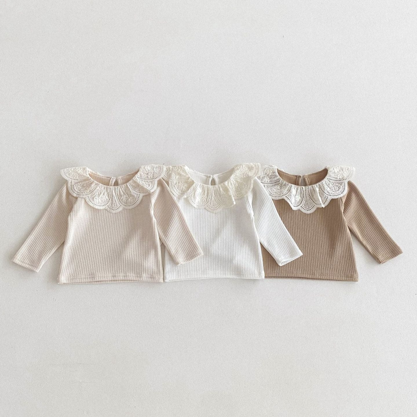 【BABY】レースペタルカラーブラウス - CawaKomostore