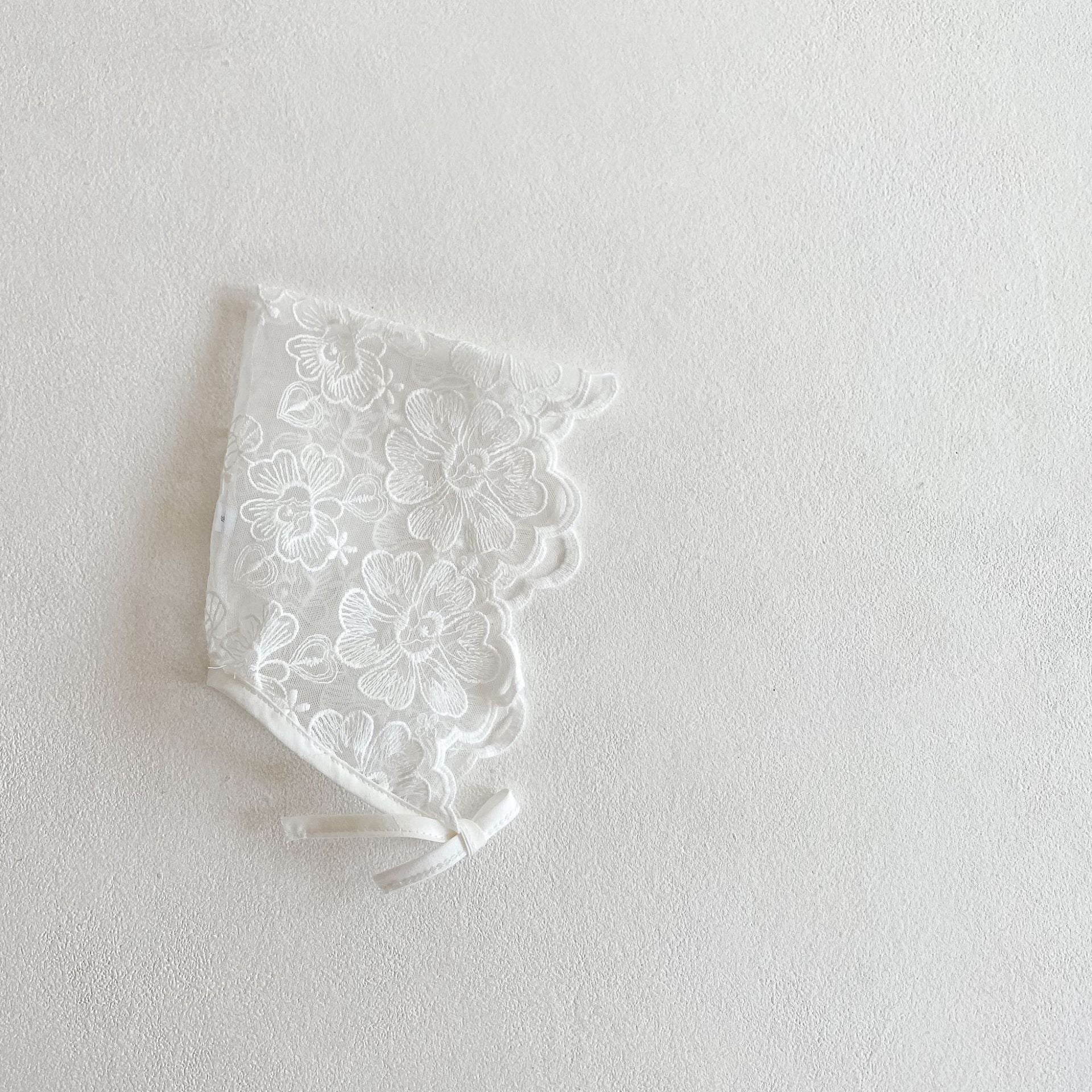 【帽子】純白レースボンネット - CawaKomostore