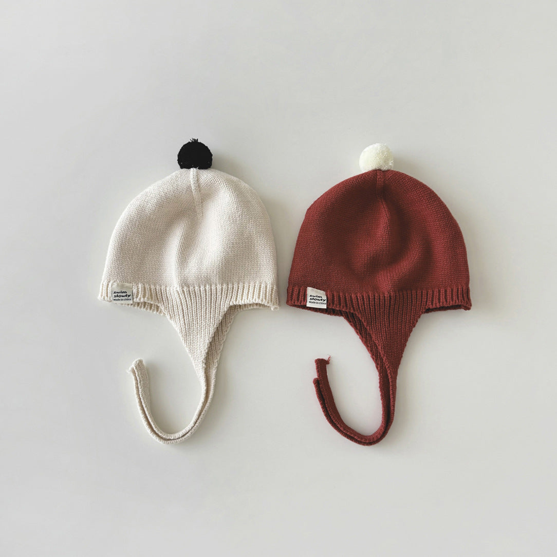 【帽子】ポンポン付きニット帽 CawaKomostore