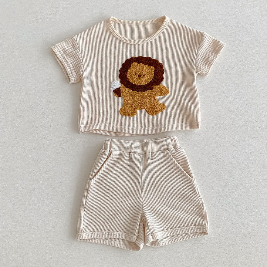 【BABY】ライオンワッフルセットアップ CawaKomostore