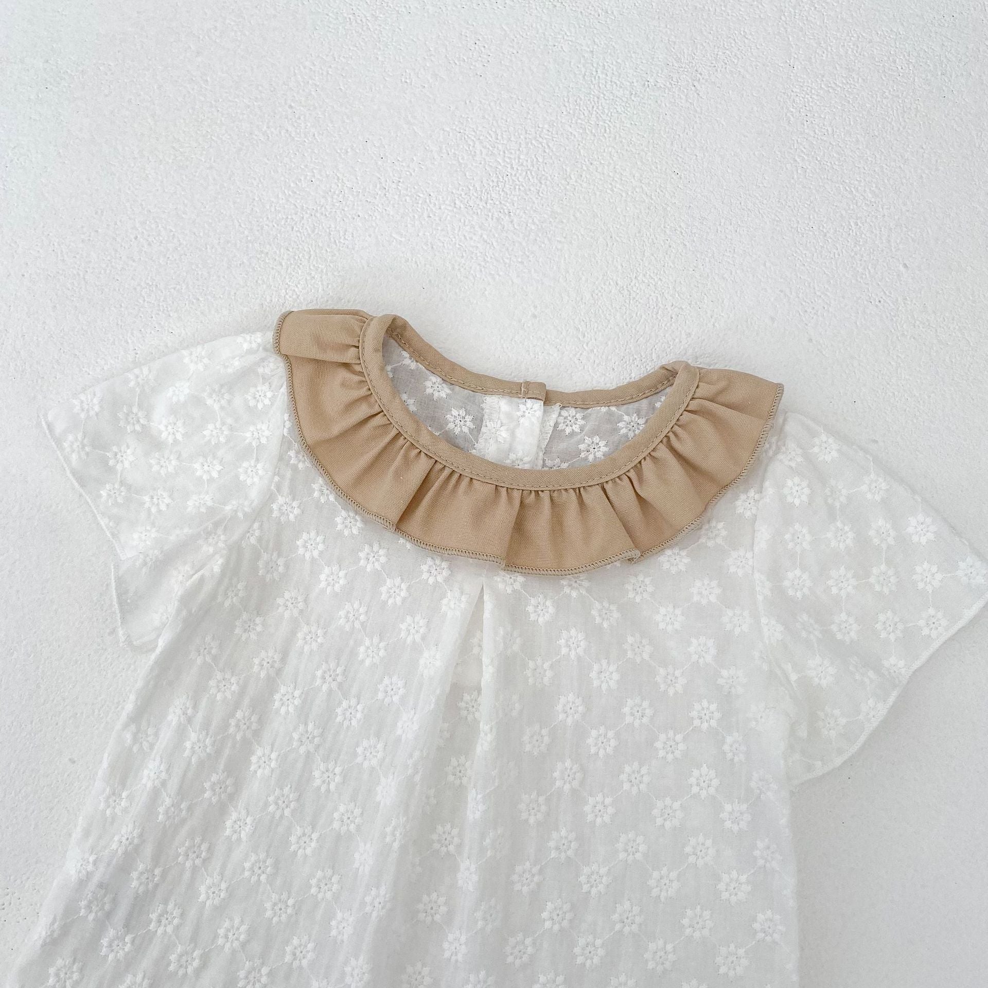 【BABY】フラワー刺繡Ｔシャツ＆ブルマ＆帽子(3点セット)