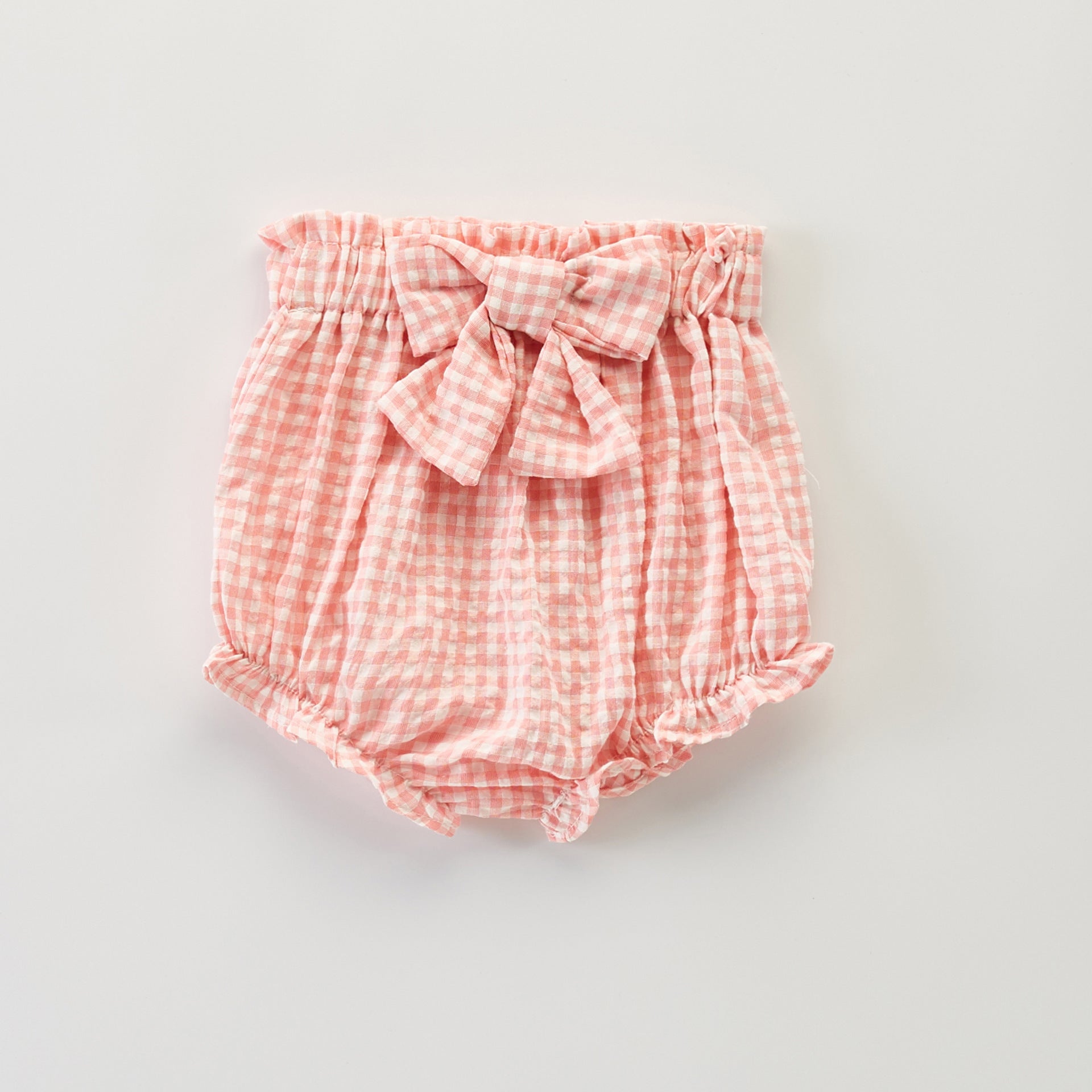 【BABY】ギンガムチェックビッグリボンブルマ CawaKomostore