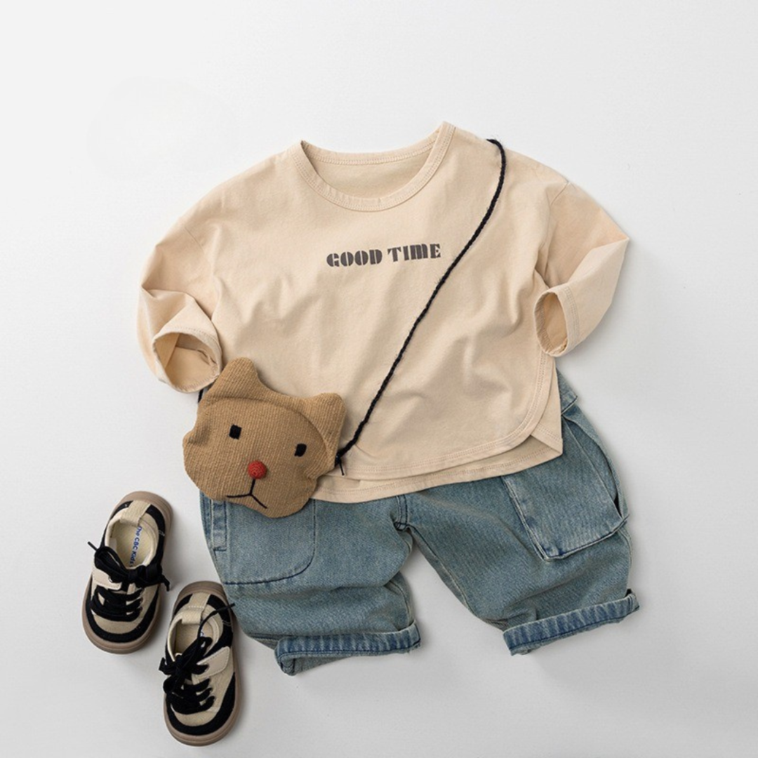 【BABY】デニムカーゴパンツ